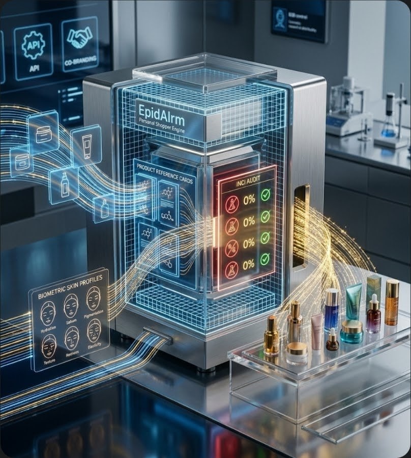 EpidAIrm Personal Shopper pour marques cosmétiques